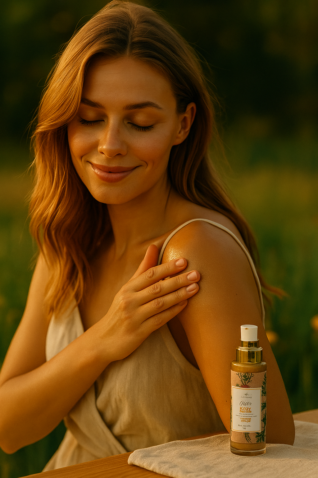 Gyllene skimrande gel med morotsextrakt - 100 ml